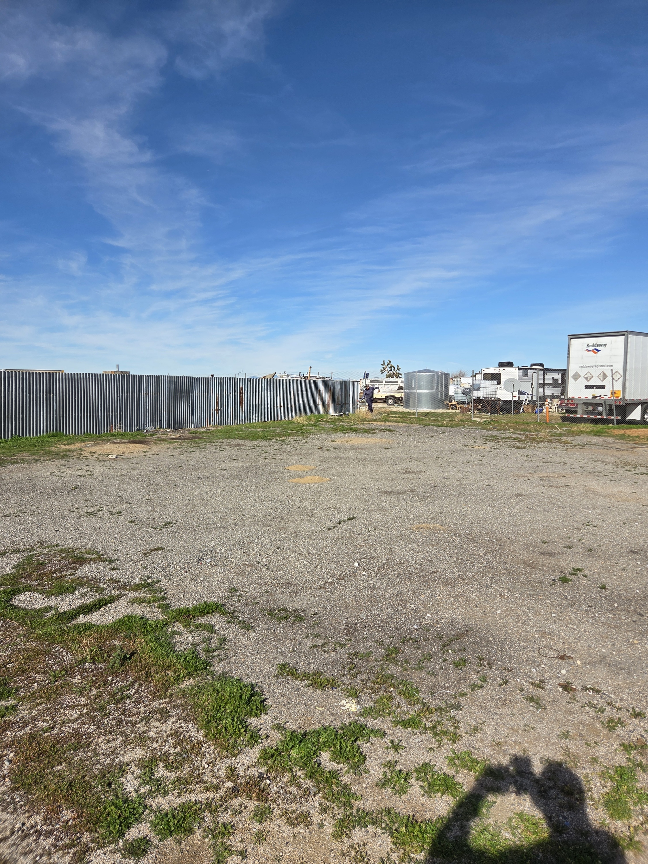 Wide Open Parking Space