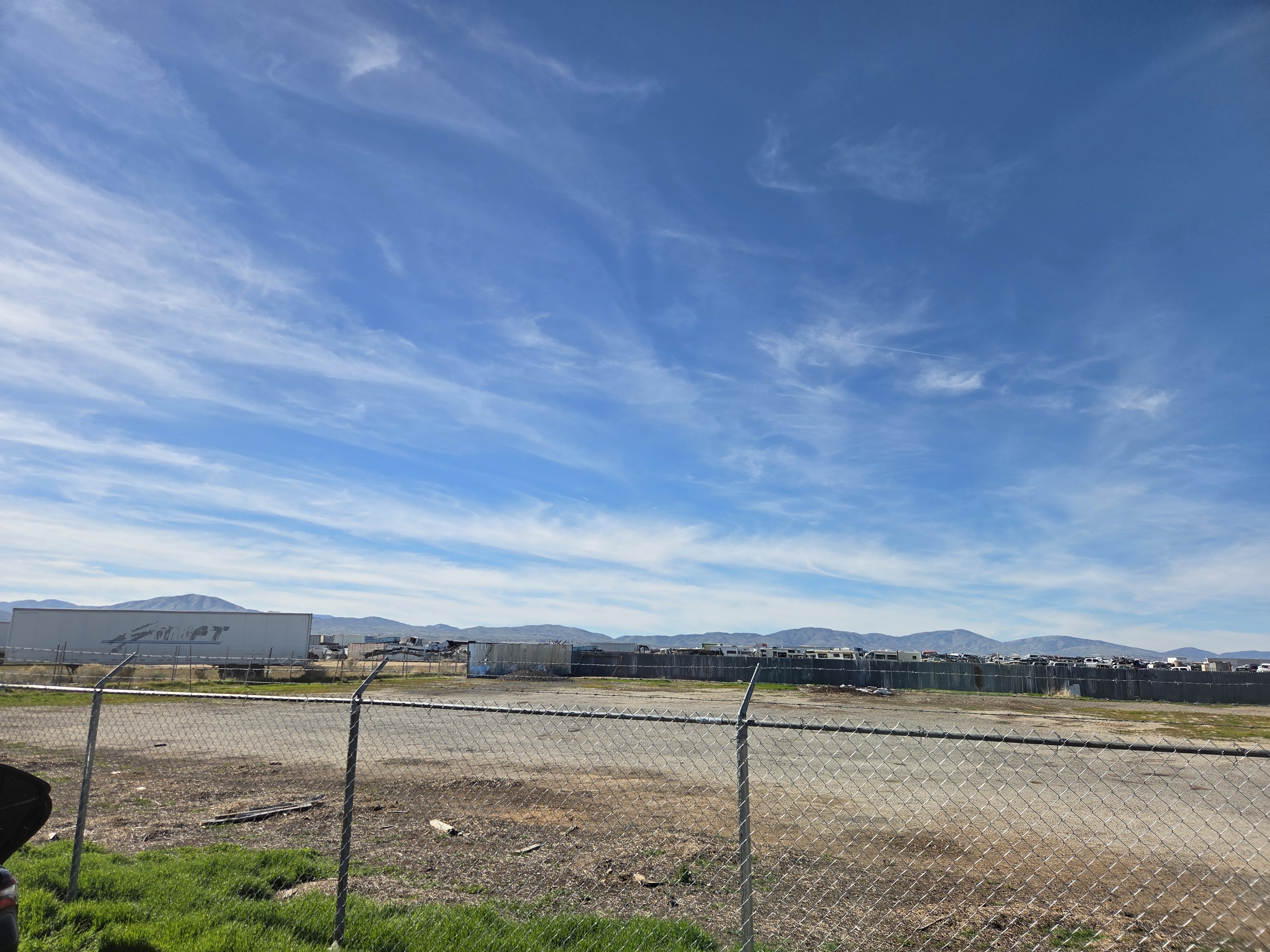 Mountain View from Truck Yard